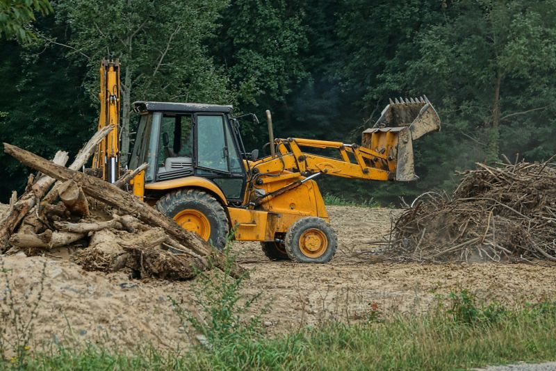 Land Clearing Equipment Close-up