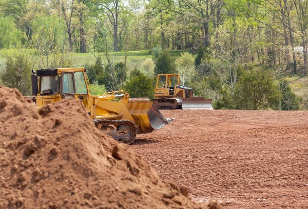 Bulldozer Land Clearing in Garner